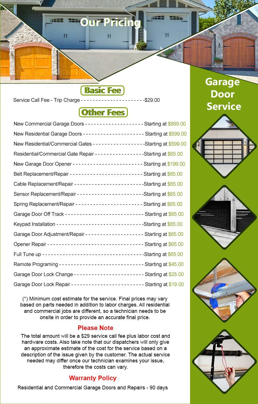 Galaxy Garage Door Repair Service River Edge, NJ 201-490-4593